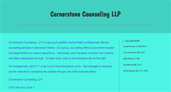Desktop Screenshot of cornerstonecounselinghelena.com