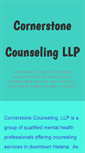 Mobile Screenshot of cornerstonecounselinghelena.com